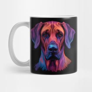 Rhodesian Ridgeback African Lion Dog Illustration Mug